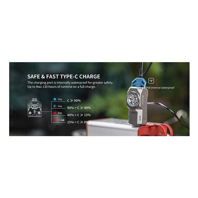 Wuben Light Lightok X0 Best EDC Flashlight 1100 Lumens - Green Best Price in Al Ain