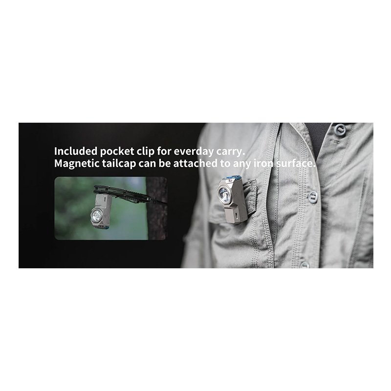 Wuben Light Lightok X0 Best EDC Flashlight 1100 Lumens - White Best Price in UAE