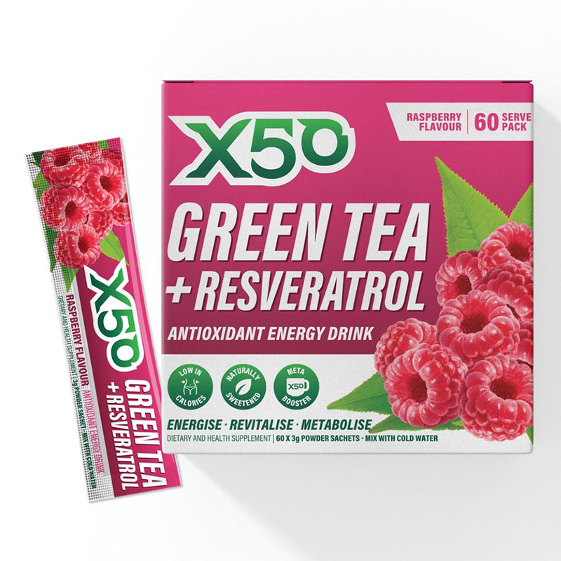 X50 Green Tea Raspberry 60 Serving