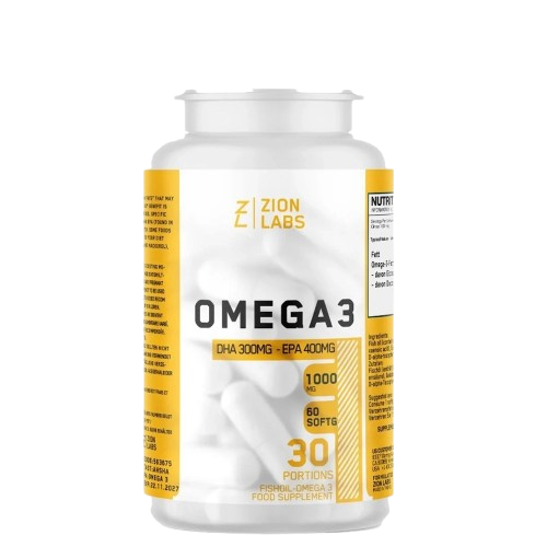 Zion Labs Omega 3 60 Softgel