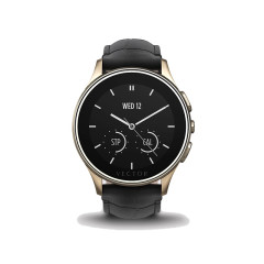 Vector Luna Champagne Gold with Black Croco Strap Smart Watch (Small)