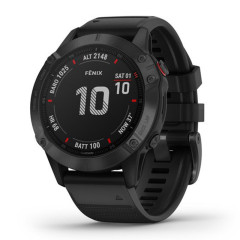 Garmin Fenix 6S Pro-Editions 47mm Pro Black with Black Band Watch