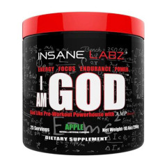 Insane Labz I am God 25 Servings - Apple