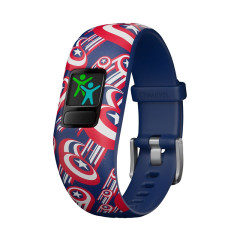 Garmin Vivofit Jr. 2 Activity Tracker for Kids Marvel Captain America (Ages 6+)