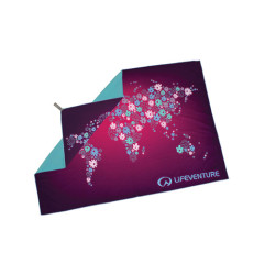 LifeVenture Soft Fibre Trek Towel  World Flowers