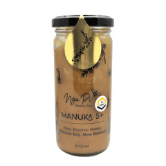NGA PI Manuka UMF 5+ Honey 315 G Bottle