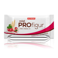 Nutrend Profigur Müsli Half Coated Bar 33 G - Cranberry