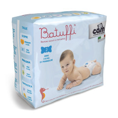 CAM Batuffi New Born Diapers 1 (2-5 Kg)