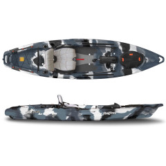 FeelFree Lure 11.5 with Sonar Pod Fishing Winter Camo Kayak