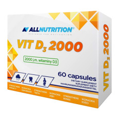 All Nutrition Vit D3 2000 60 Capsules