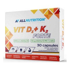 All Nutrition Vitamin D3 + K2 Forte 30 Capsules