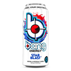 Bang Energy Drink 473 ml - Star Blast 1 Box of 12 Cans