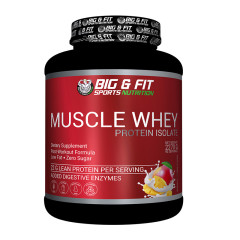 Big & Fit Muscle Whey Protein Isolate 2270 G - Mango Yoghurt