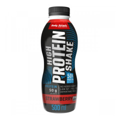 Body Attack High Protein Shake 500 ml 10 Pc in Box - Strawberry