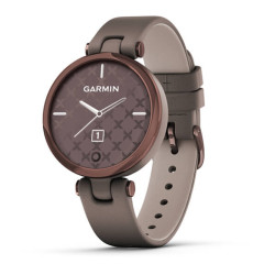 Garmin Lily Classic Dark Bronze Bezel with Paloma Case and Italian Leather Band