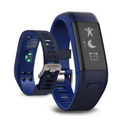 Garmin Vivosmart HR+ Activity Tracker with Wrist-based Heart Rate plus GPS Blue Regular Fit