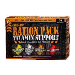 Grenade Ration Pack Vitamin Support 120 Capsules