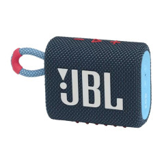 JBL GO3 Portable Waterproof Speaker - Blue / Pink Rose