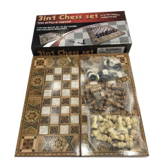 Marshal Fitness 3in 1 Chess Set - LD-9035