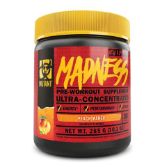Mutant Madness Pre-Workout Intense Energy 30 Serving - Peach Mango