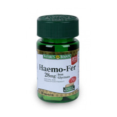Natures Bounty Haemo-Fer 28mg Iron Glycinate (30 Tabs)