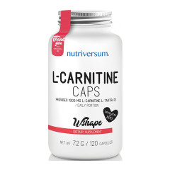 Nutriversum W Shape L Carnitine 120 Caps