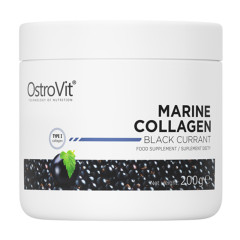 OstroVit Marine Collagen 200 g - Black Currant Flavored