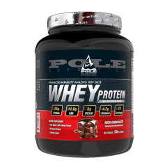 Pole Nutrition 100% Whey Protein Powder 5 lbs - Rich Chocolate