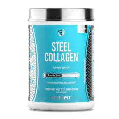 Steel Fit Steel Collagen Grass-Fed Bovine Collagen Peptides 28 Servings - Unflavored