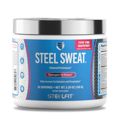 Steel Fit Steel Sweat Thermogenic Pre-Workout 150 G - Pipin Pink Grapefruit