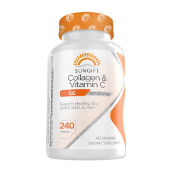 Sungift Nutrition Collagen + Vitamin C 240 Tabs