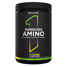 Rule One Energized Amino Acids + Energy 30 Servings - Sour Candy