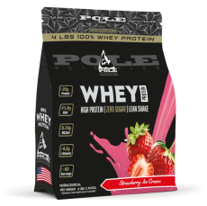 Pole Nutrition 100% Whey Protein 4 lbs - Strawberry Ice Cream