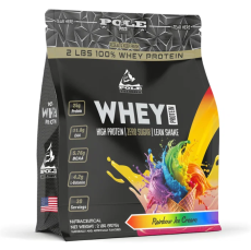Pole Nutrition 100% Whey Protein 2 lbs - Rainbow Ice Cream