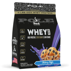 Pole Nutrition 100% Whey Protein 4 lbs - Blueberry Muffin
