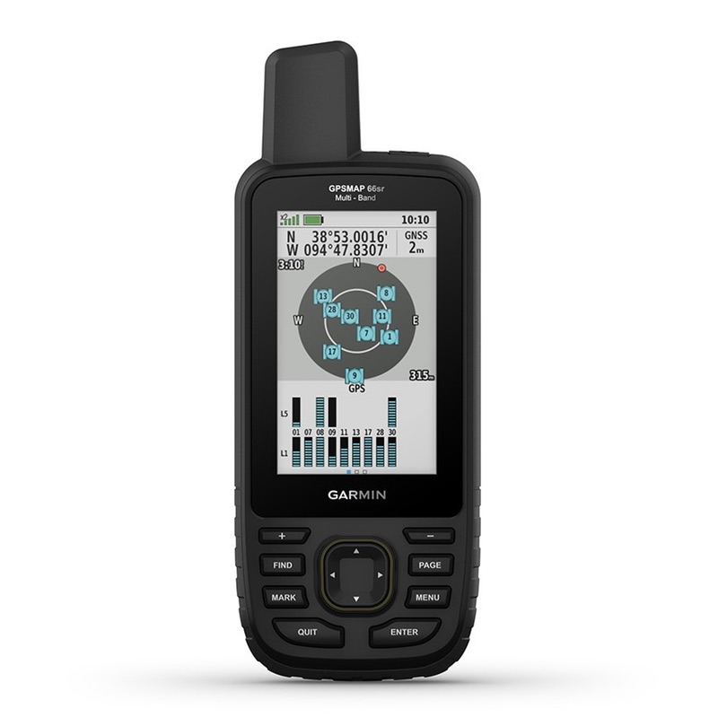 Garmin GPSMAP 66sr Multi-Band GNSS Handheld with Sensors and TOPO Maps