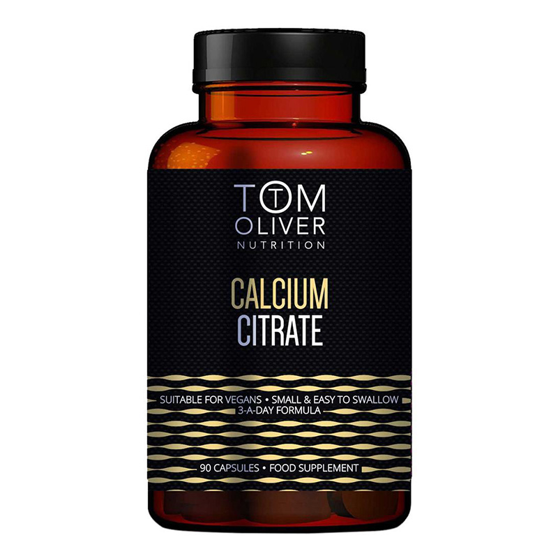 Tom Oliver Nutrition Calcium Citrate 90 Caps