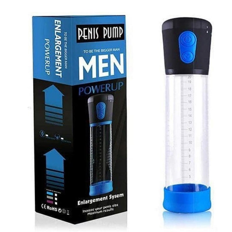 Automatic Penis Pump for Enlargement Blue