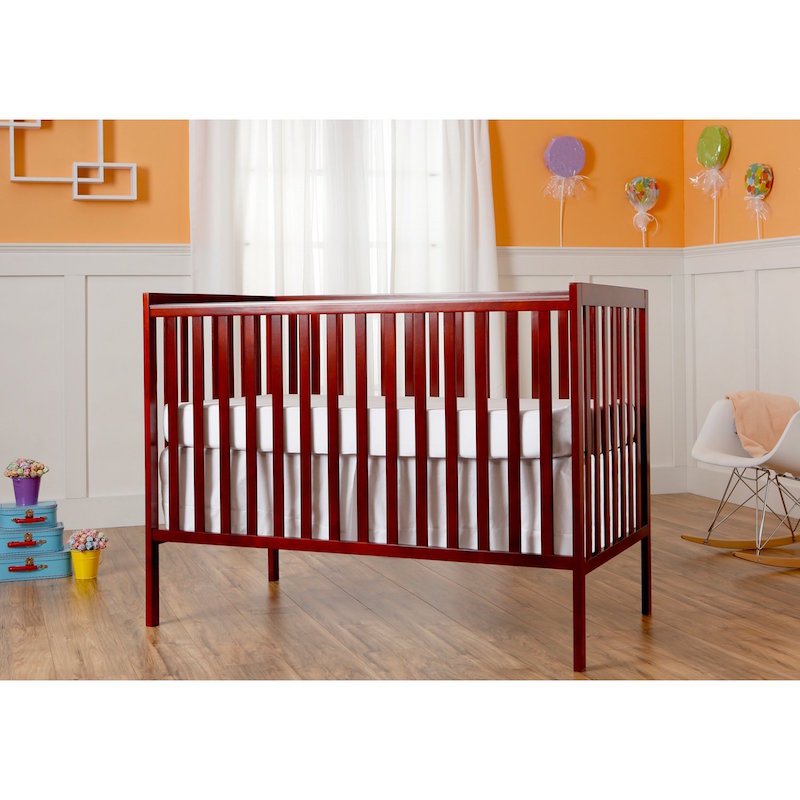 Dream On Me Pine Wood Finish Crib, baby crib