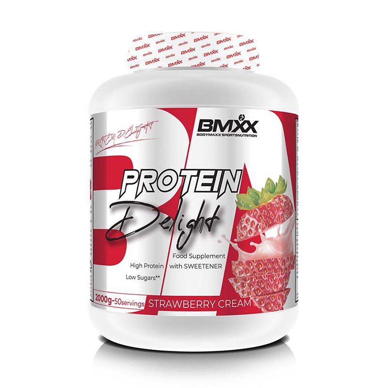 Buy Body Maxx Protein Delight Powder 2000 G Strawberry Cream in Dubai