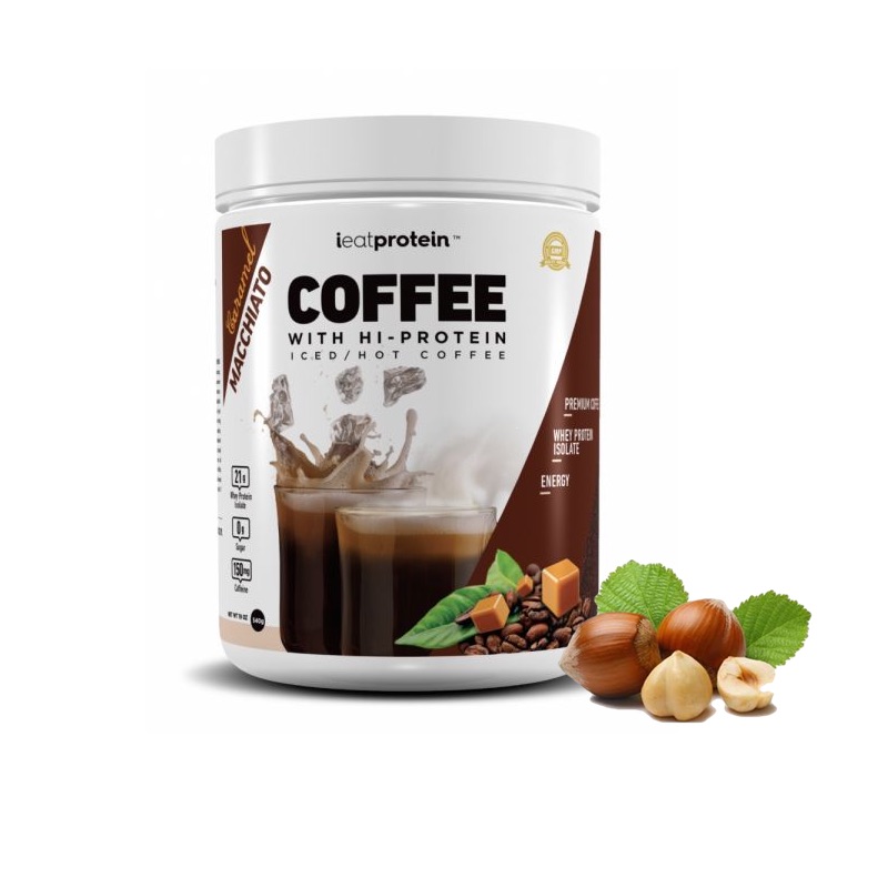 ieatprotein Coffee with Hi-Protein 540g Hazelnut Flavor