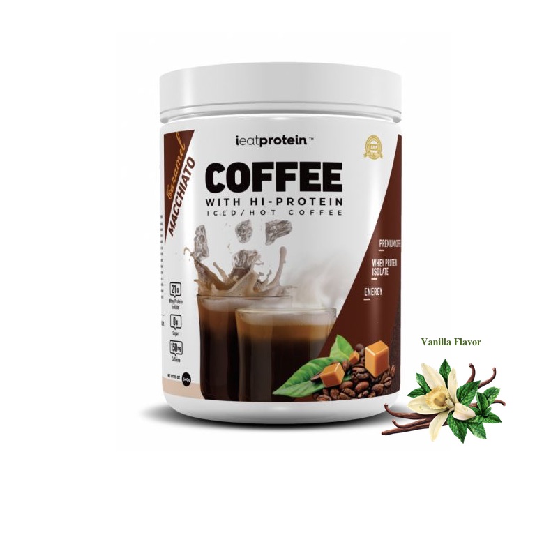 ieatprotein Coffee with Hi-Protein 540g French Vanilla Flavor
