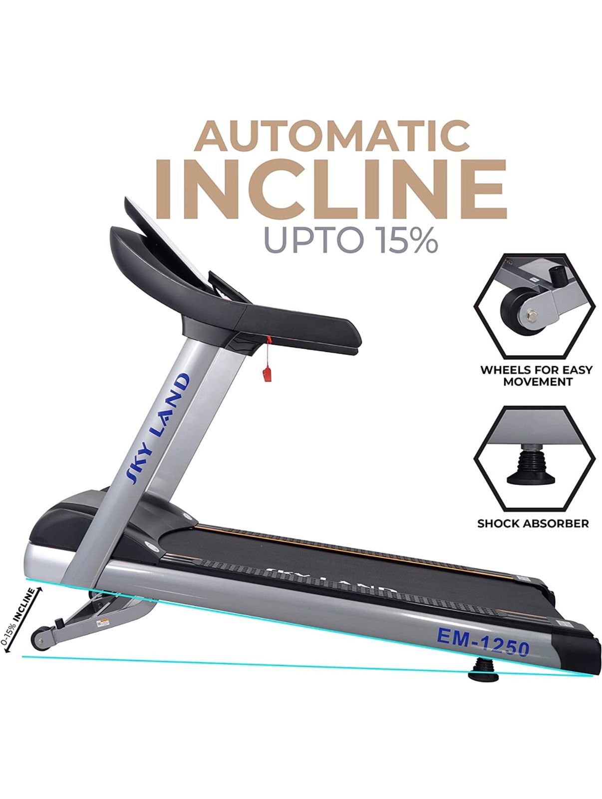 Buy Skyland Commercial Treadmill EM1250 in Dubai, Abu Dhabi, Sharjah