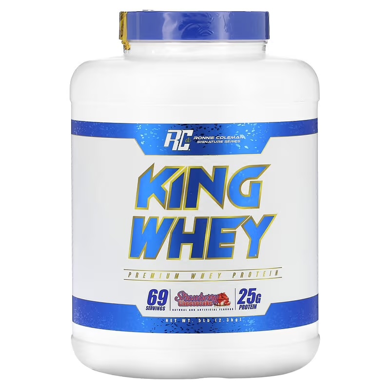 Ronnie Coleman King Whey Strawberry Cheesecake Flavor 5 Lbs