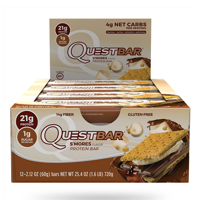Quest Nutrition Protein Bar S-Mores 12 Per Box