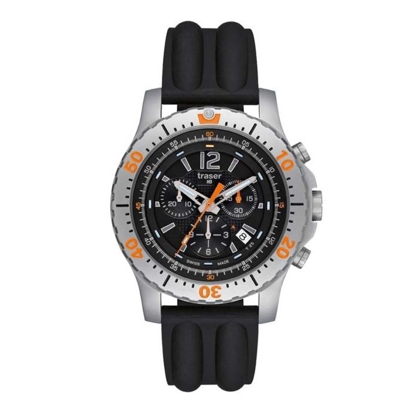 Traser H3 Es Chrono Silicone Strap