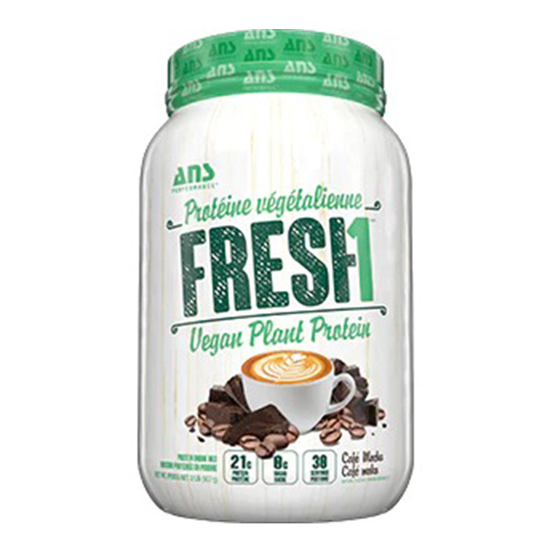 ANS Fresh1 Vegan Protein 2 Lbs - Cafe Mocha Flavor