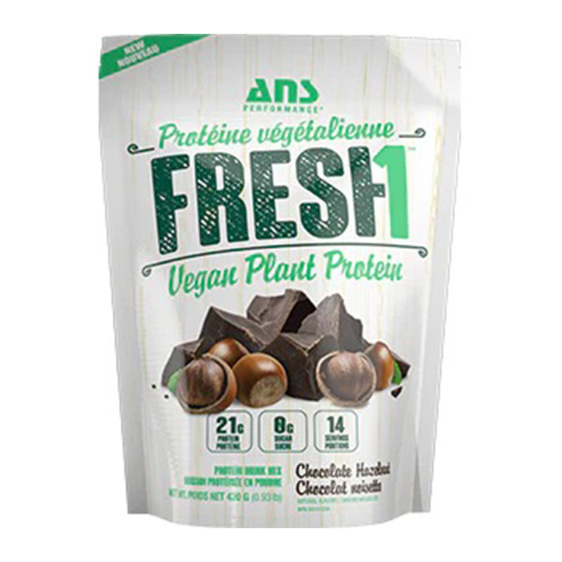 ANS Fresh1 Vegan Protein 420G - Chocolate Hazelnut Flavor