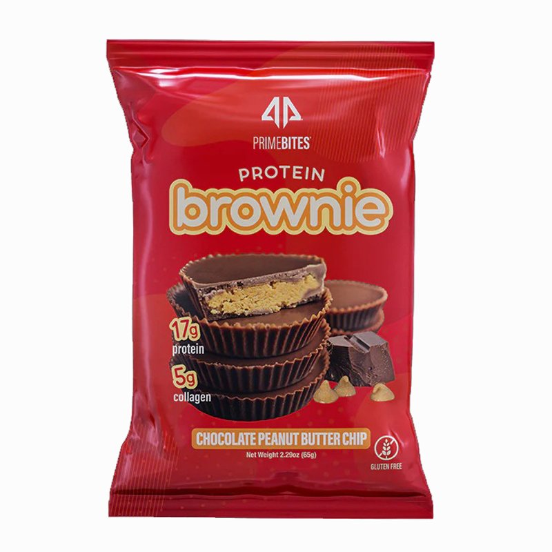 Buy AP Regimen PrimeBites Protein Brownies Box of 12 Chocolate Peanut