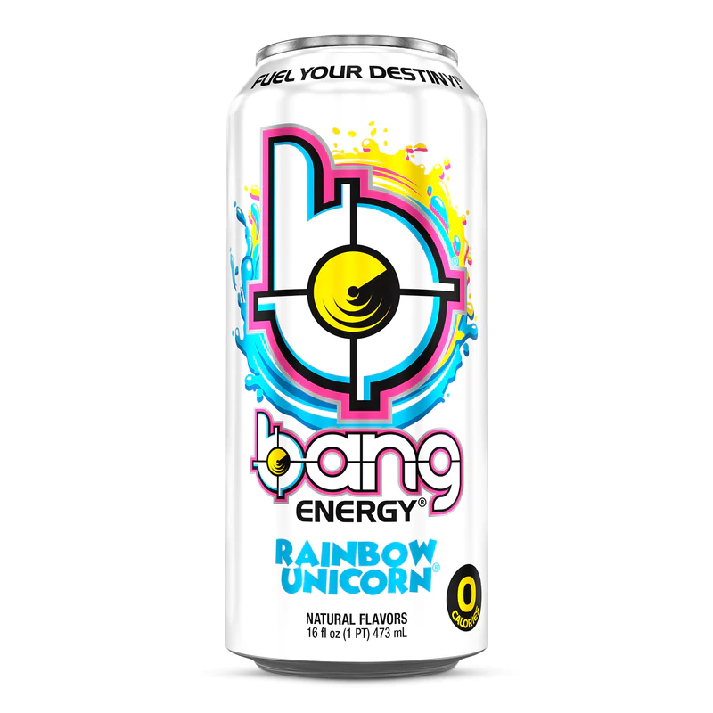 Bang Energy Drink 473 ml - Rainbow Unicorn 1 Box of 12 Cans